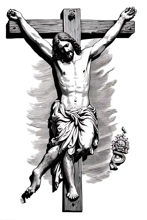 Jesus Christ Of Nazareth Crucified