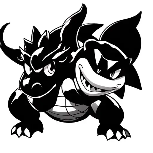 Bowser And Piranha Plant Background