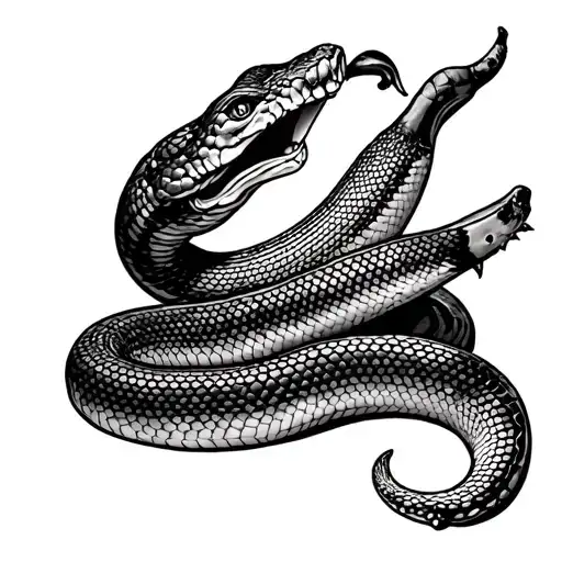 Banana In With A Snake