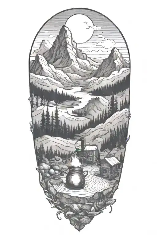 Cooking In The Mountains