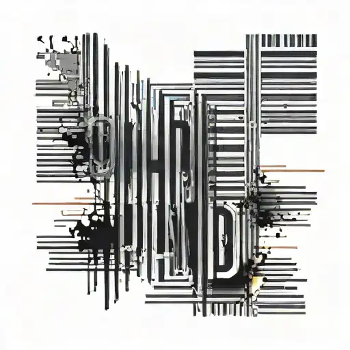 Dad In Barcode Design