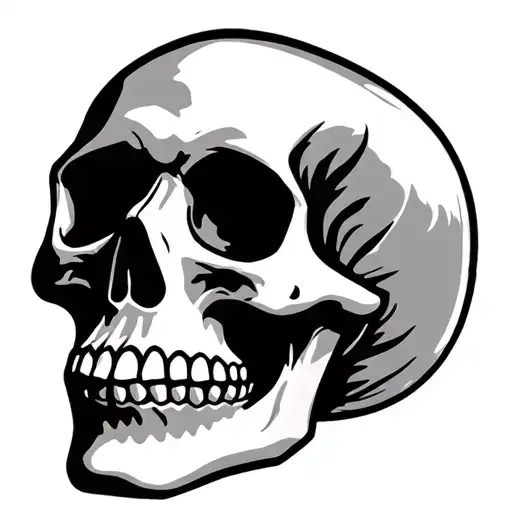 Skull With The Day Of The Dead