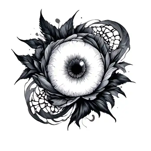 Abstract Blackwork And Sketch Voyd