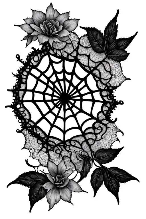 Lace And Spider Webs
