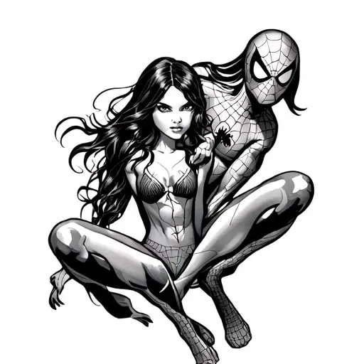Spiderman And Mary Jane
