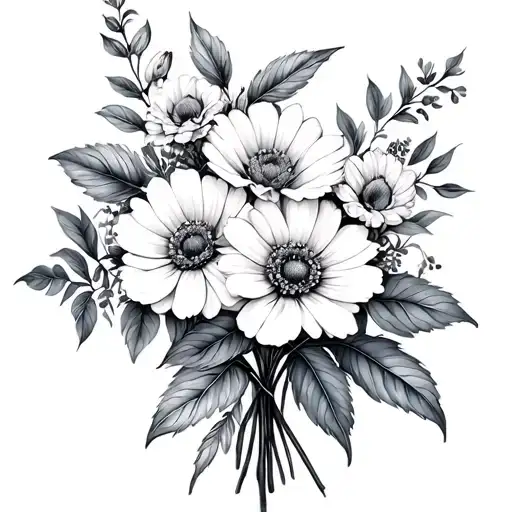 Birth Flower Bouquet