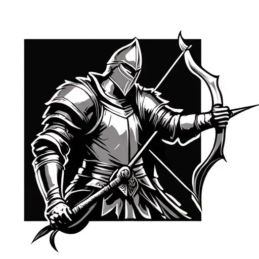 A Knight With A Bow And Arrow