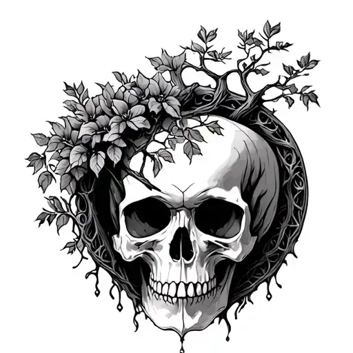 Tree Of Life Skull