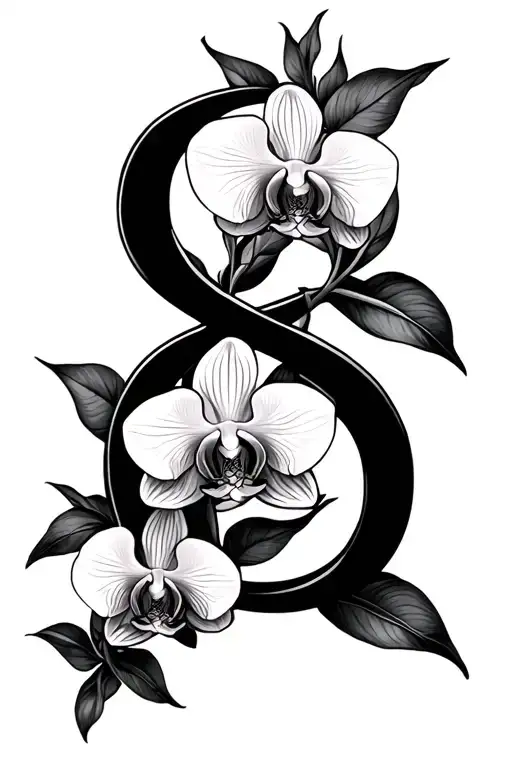 Orchid And Infinite Sign