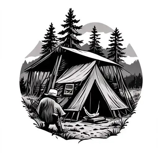 Aboriginal Cowboys Camping