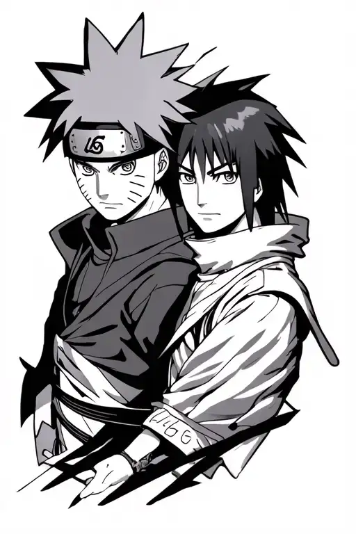 Naruto And Sasuke