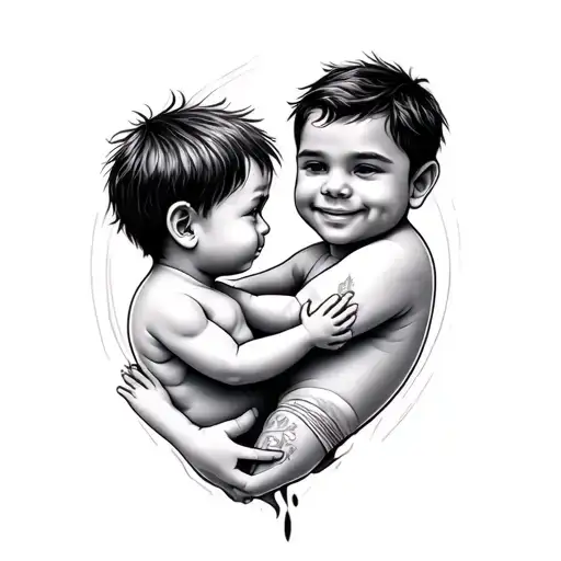 Father And Son Holding Hands