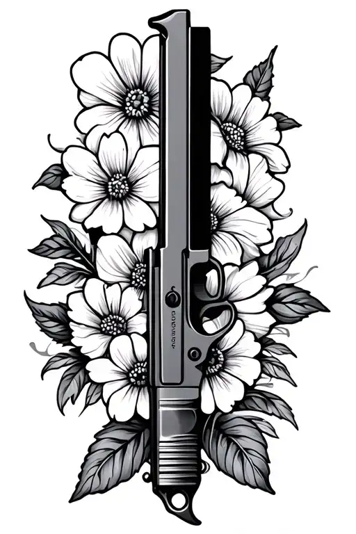 Gun Flowers Country