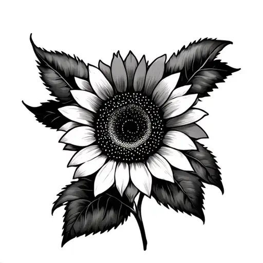 Sunflower With A Photo Frame