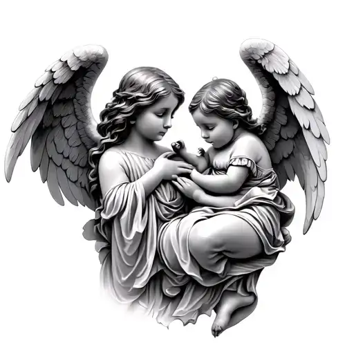 Angel And Baby Angel