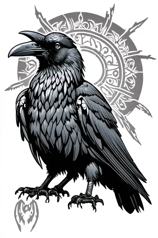 Biomechanical Crow Sitting