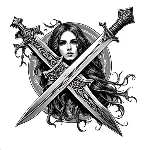 Loraine Cross With Sword