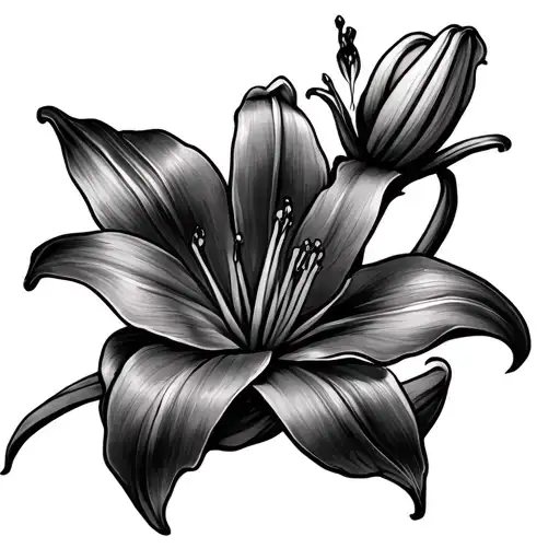 Bousson With Lily Flower