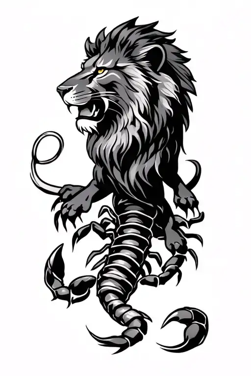 Lion And Scorpion