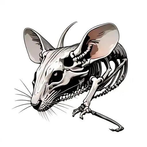 Deadly Rat Skeleton