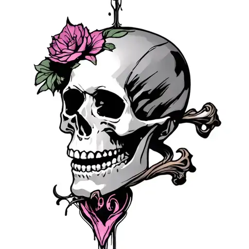 Fuck Cancer With Scull