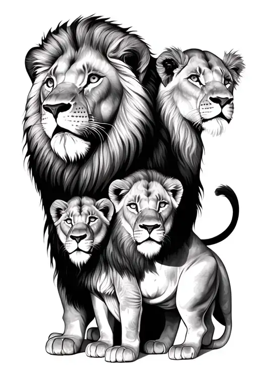 Lion Family Members
