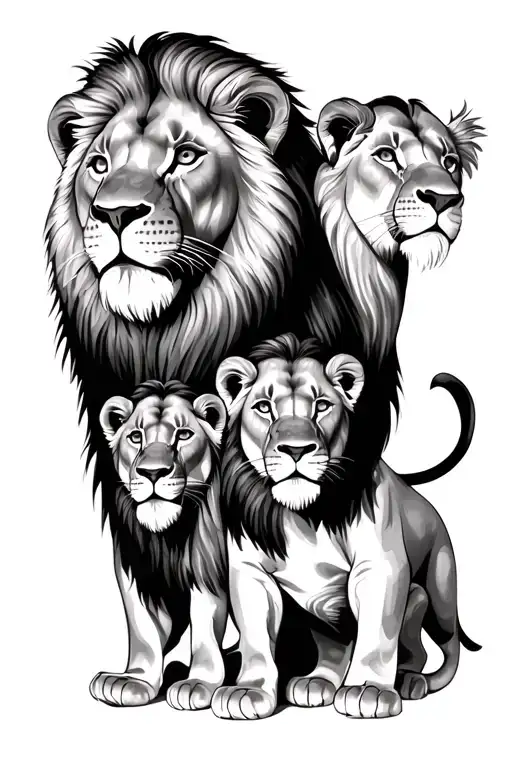 Lion Family Members