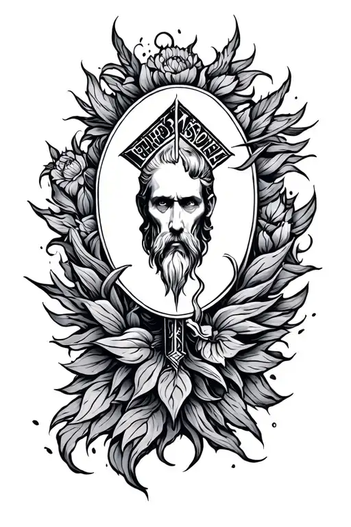 Biblical Tattoo Design Fearless