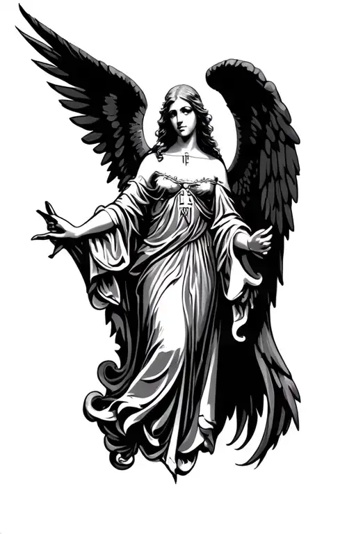 Gothic Angel I Am Christian