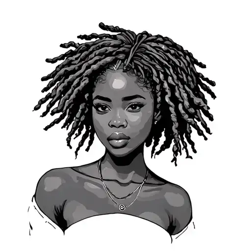 Black Woman With Locs