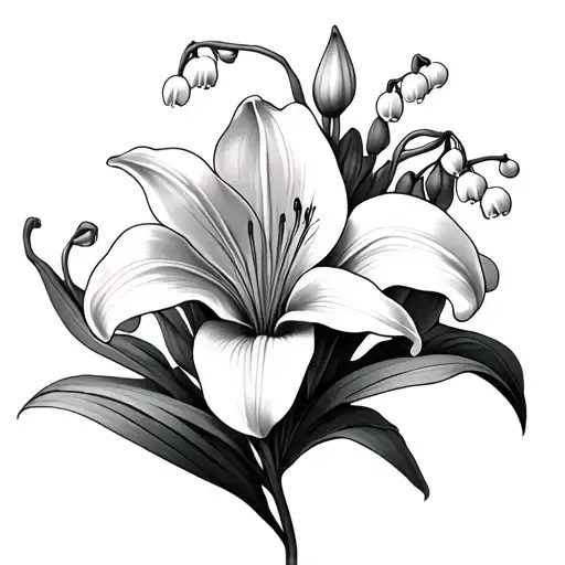 Morniing Glory Lily Of The Valley