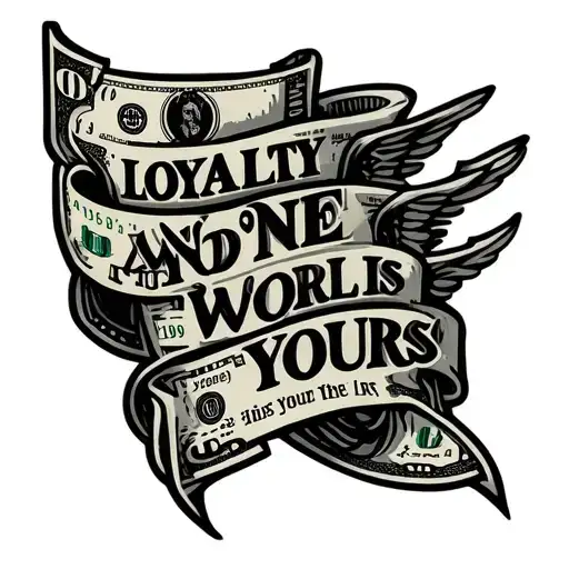 Loyalty Money And The World Is Yours Quote