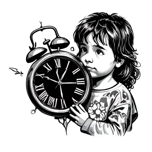 Kid And Clock
