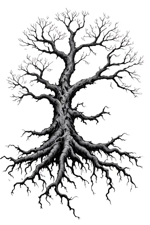 Tree Roots Tattoo
