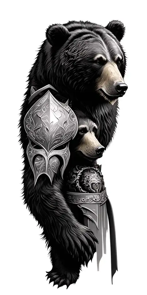 Guardian And Bear Full Sleeve