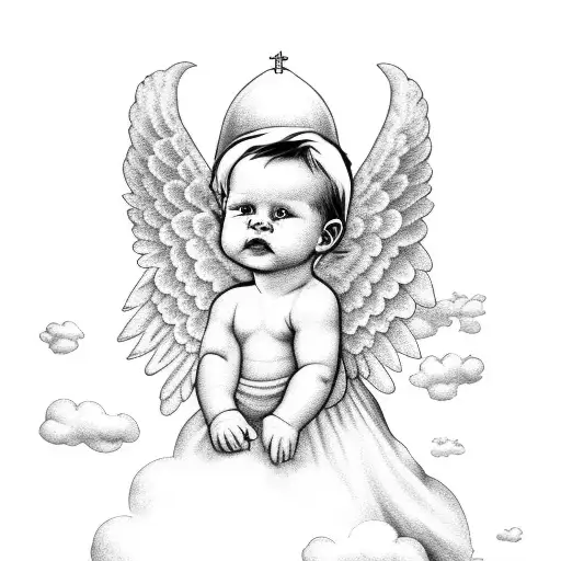 Baby Angel With Cloud