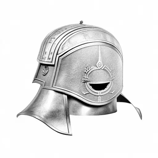 Roman Soldier Helmet Symbolizing Strength