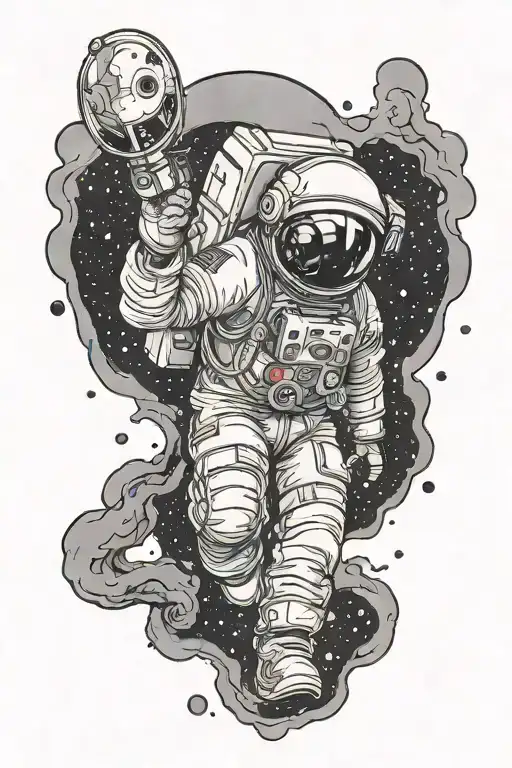 Astronaut Falling