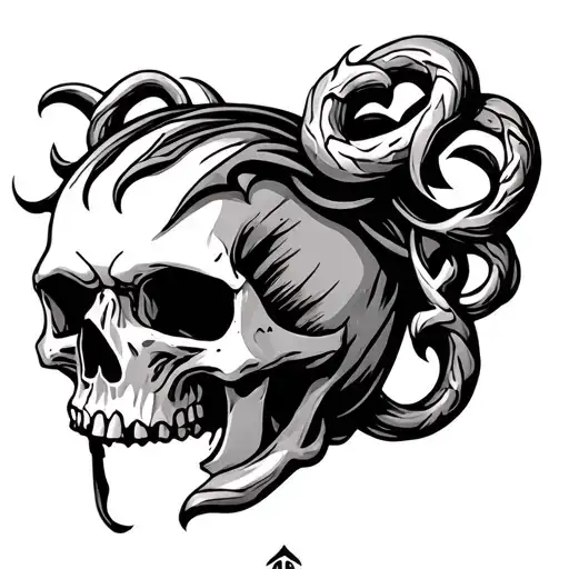 Skull And Triskelion