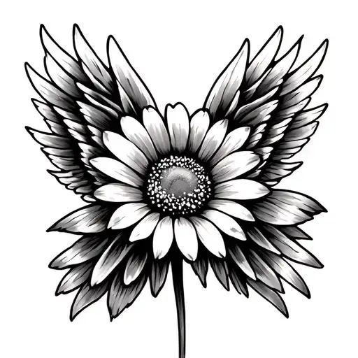 Daisy Made Into Wings