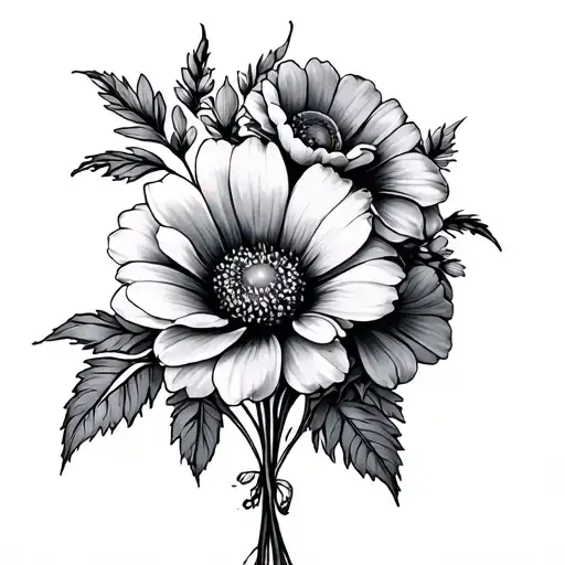 Birth Flower Bouquet