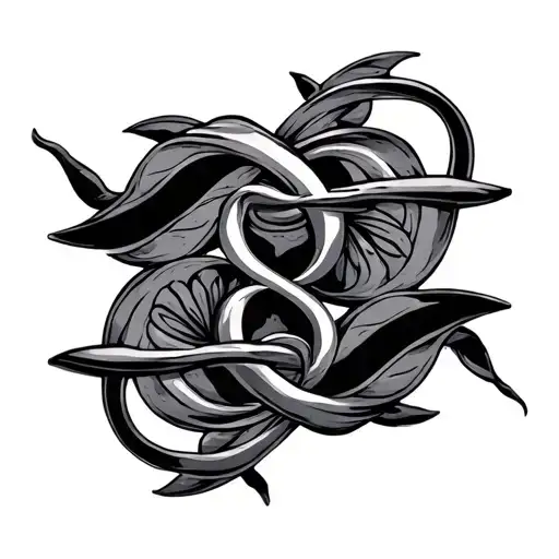 Love Symbols Intertwined