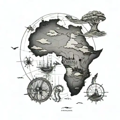 Nautical Map Of Africa