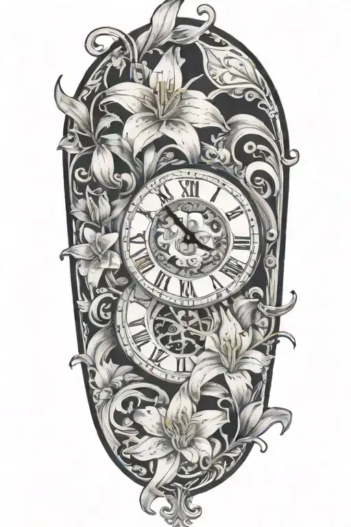 Clock And Lilly Wrapped