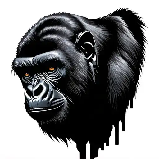 Gorilla And Black Panther