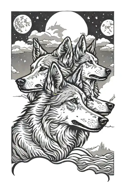 Dogs Howling At The Moon