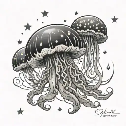 Jelly Fish With Stars