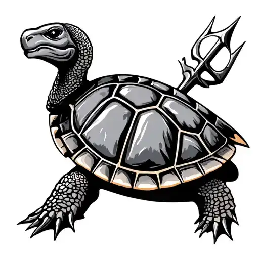 Turtle Shellback Trident
