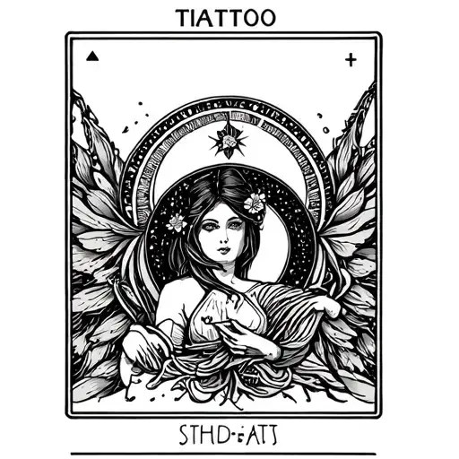 Feminine Mental Health Therapist Tarot Card