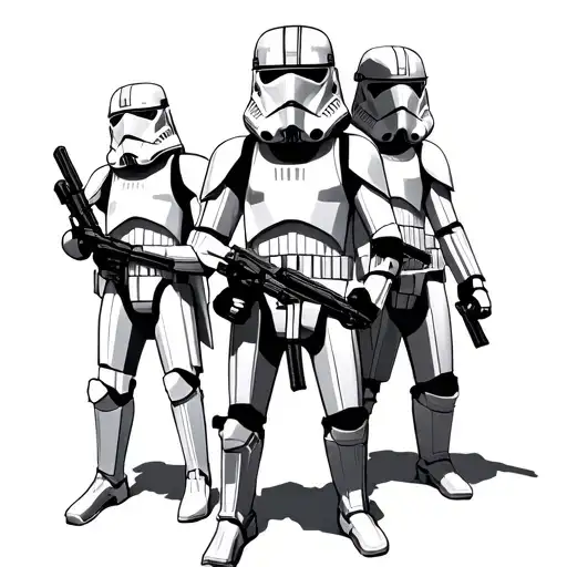 Star Wars Clone Troopers And Anakin Skywalker